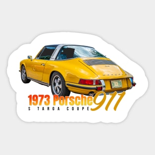 1973 Porsche 911 S Targa Coupe Sticker